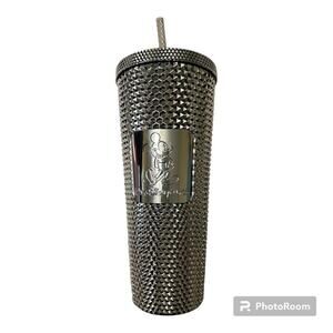 Disney World Silver Studded Starbucks Tumbler Cup NWT
